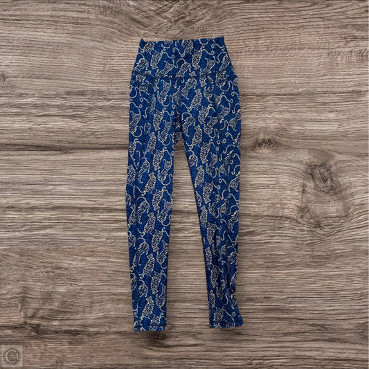 Pants Designer By Lilly Pulitzer In Blue & Cream, Size: Xs