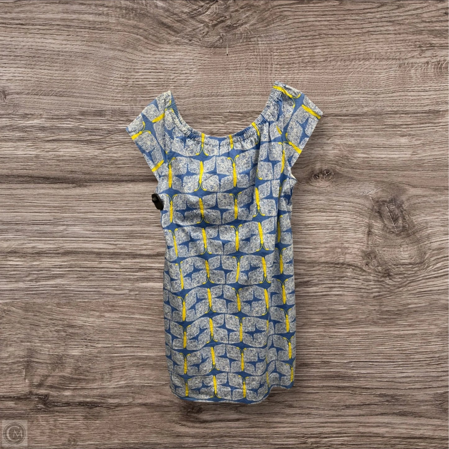Dress Designer By Lilly Pulitzer In Blue & Yellow, Size: L