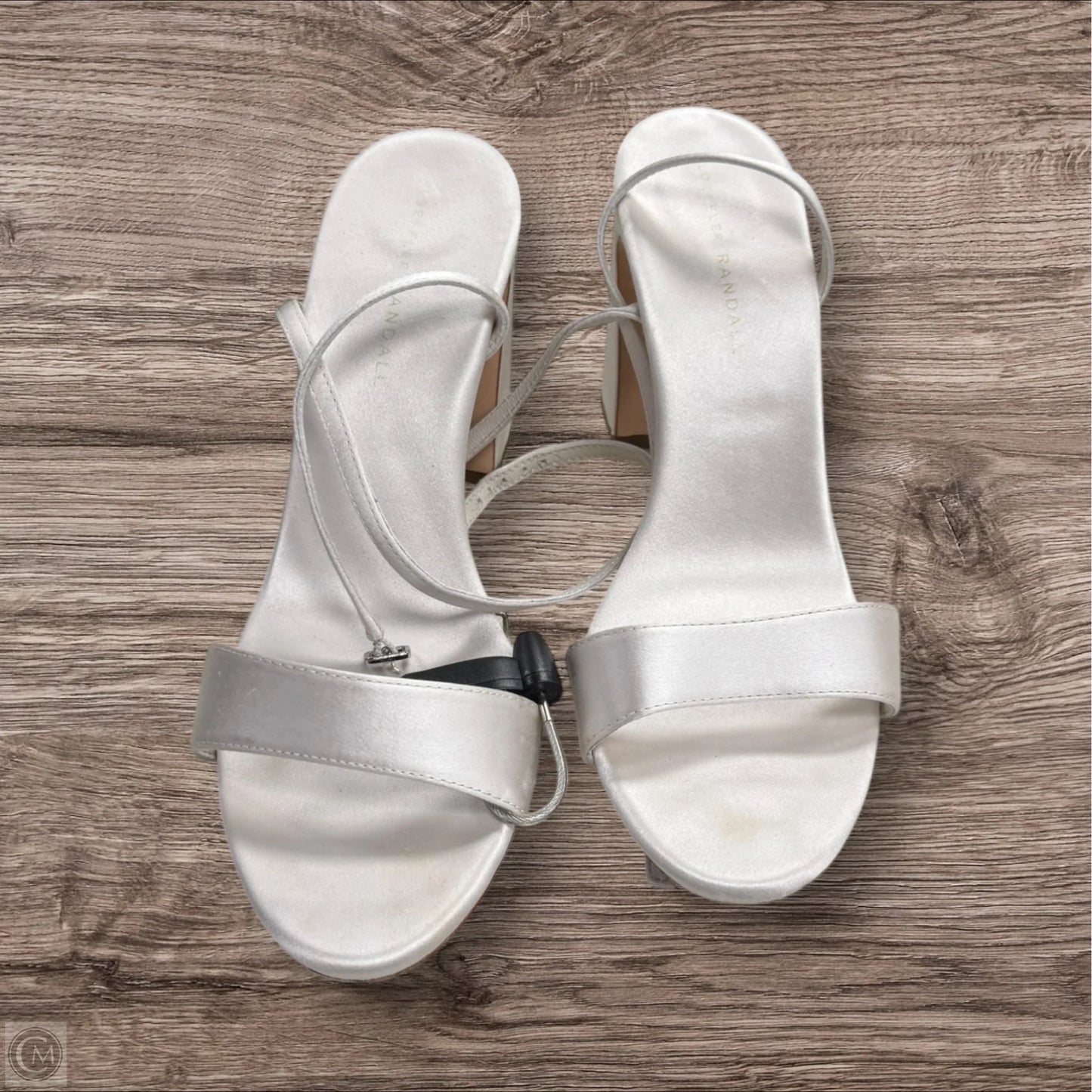 Sandals Heels Block By Loeffler Randall In White, Size: 9.5