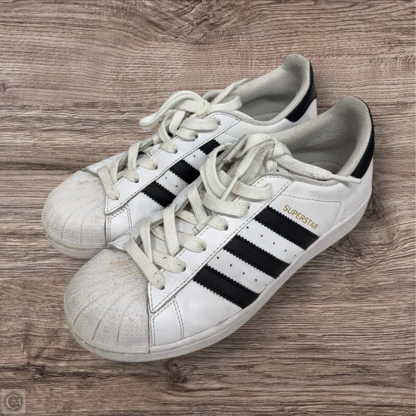 Shoes Sneakers By Adidas In Black & White, Size: 6.5