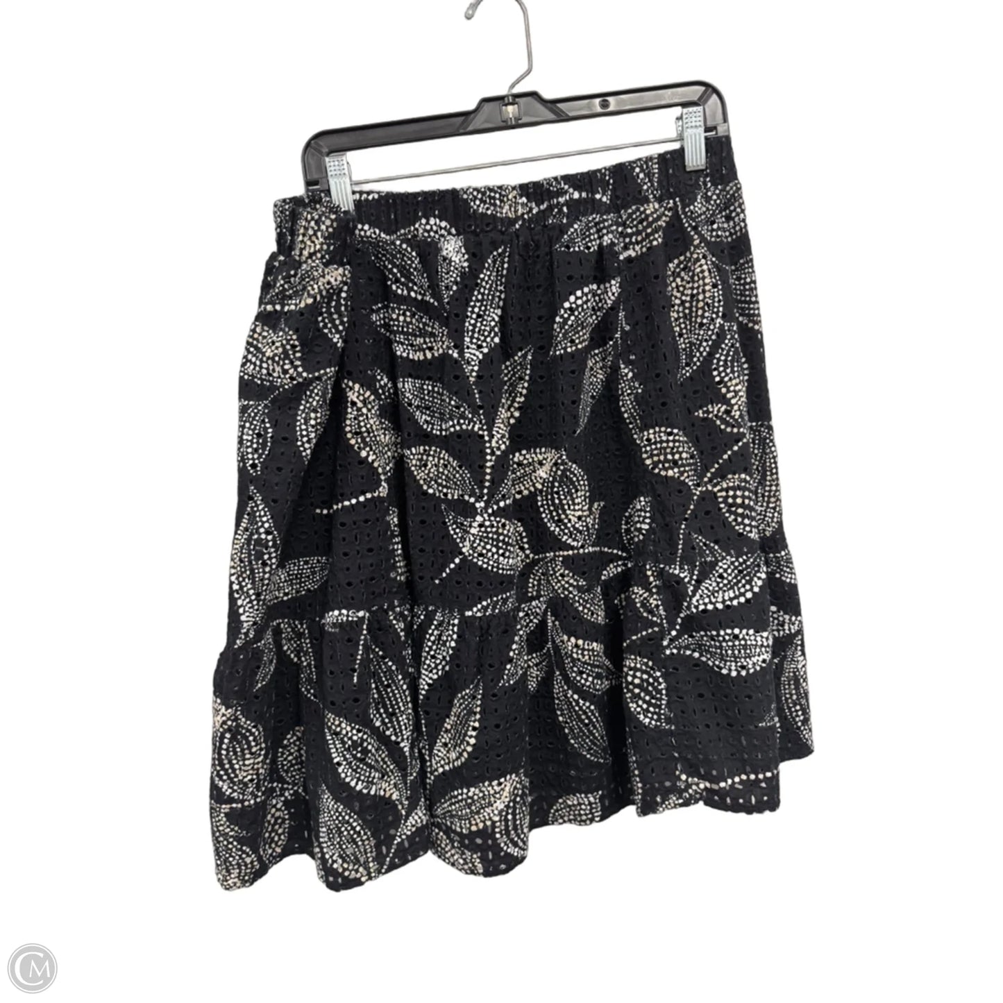 Skirt Midi By Lane Bryant In Black & White, Size: 18