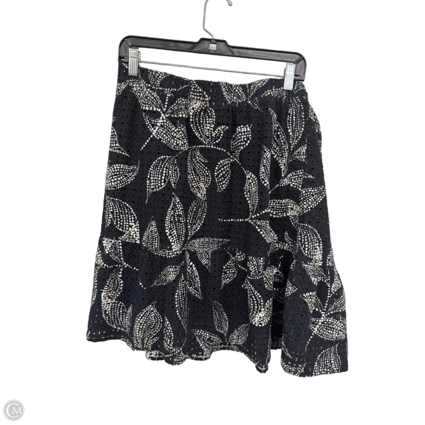 Skirt Midi By Lane Bryant In Black & White, Size: 18