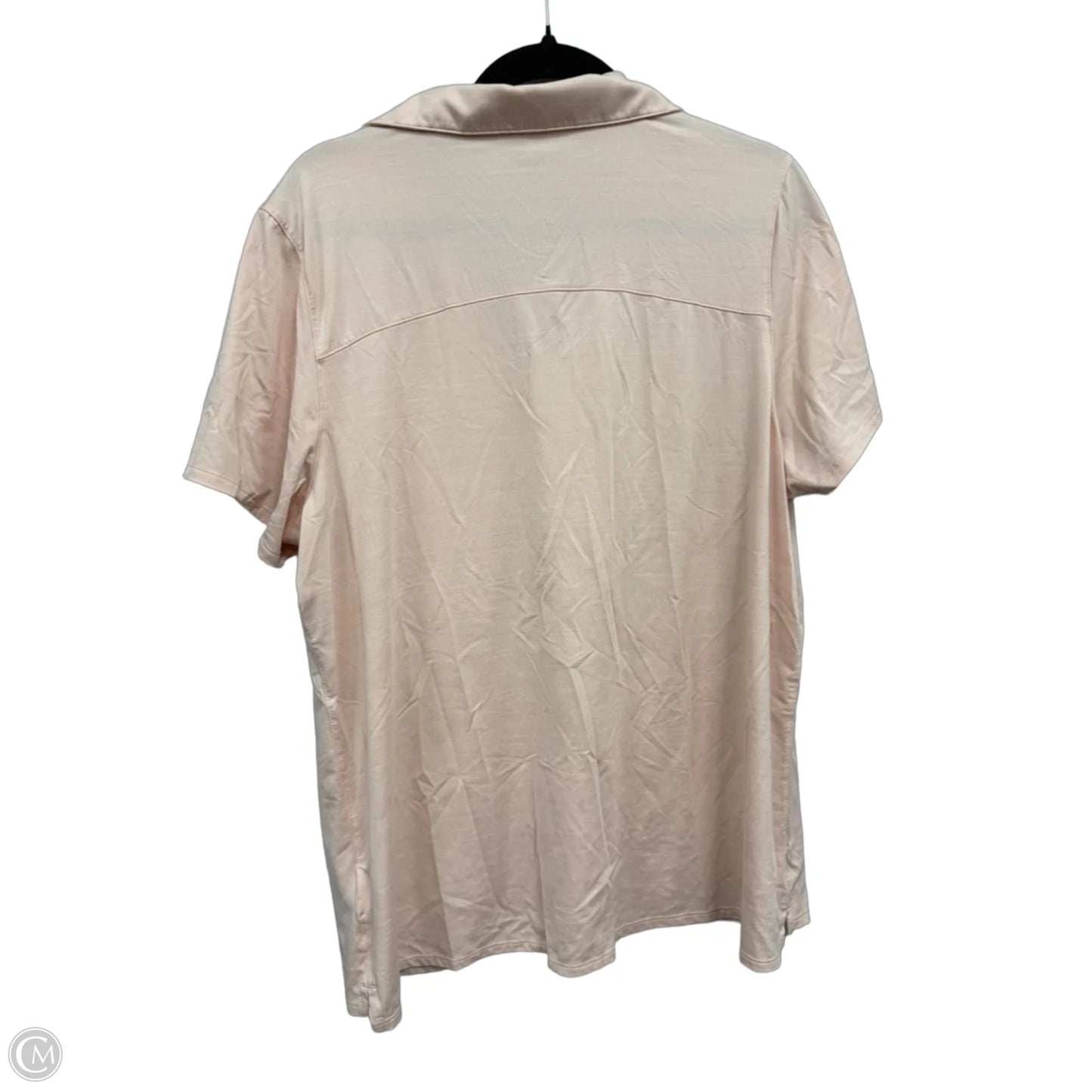 Athletic Top Short Sleeve By Puma In Pink, Size: Xxl