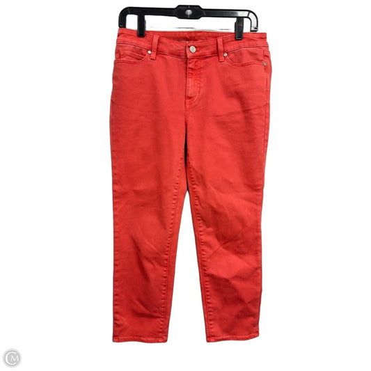 Jeans Cropped By Talbots In Orange, Size: 4