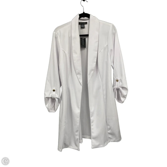 Cardigan By Ashley Stewart In White, Size: M