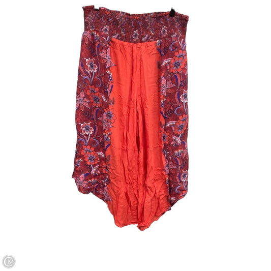 Pants Cropped By Free People In Floral Print, Size: M
