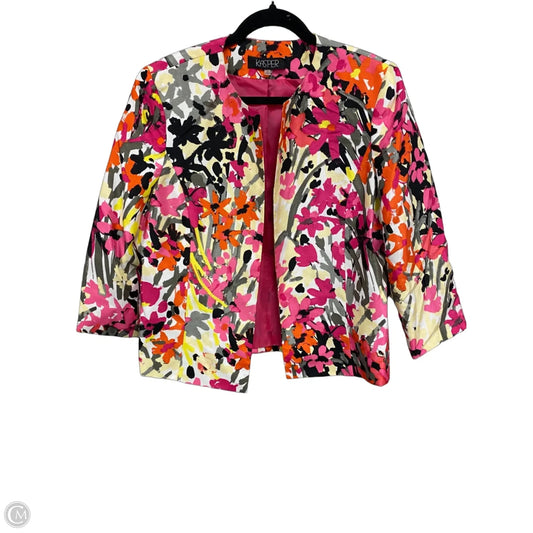 Blazer By Kasper In Floral Print, Size: 14