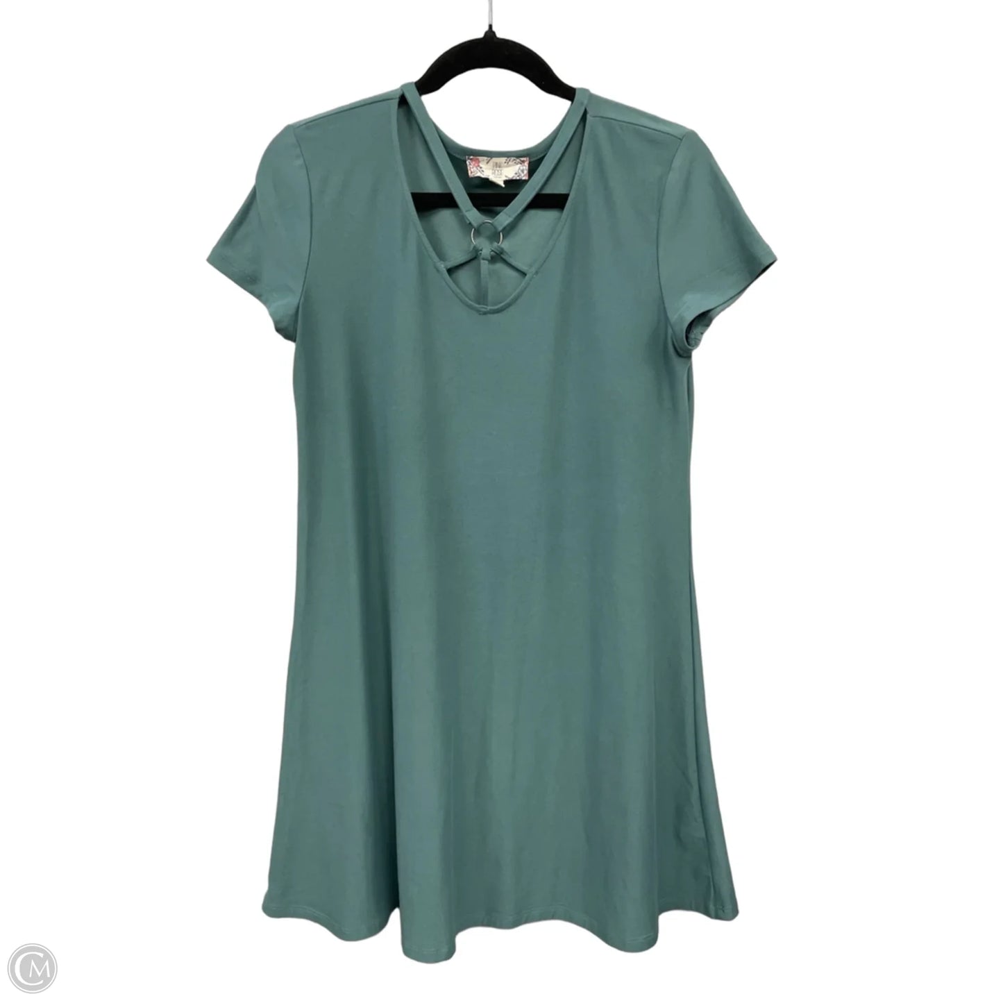 Dress Casual Short By Pink Rose In Green, Size: M