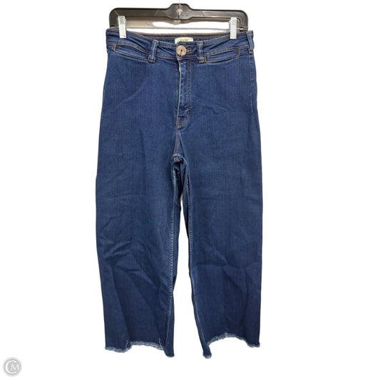Jeans Wide Leg By Maeve In Blue Denim, Size: 8