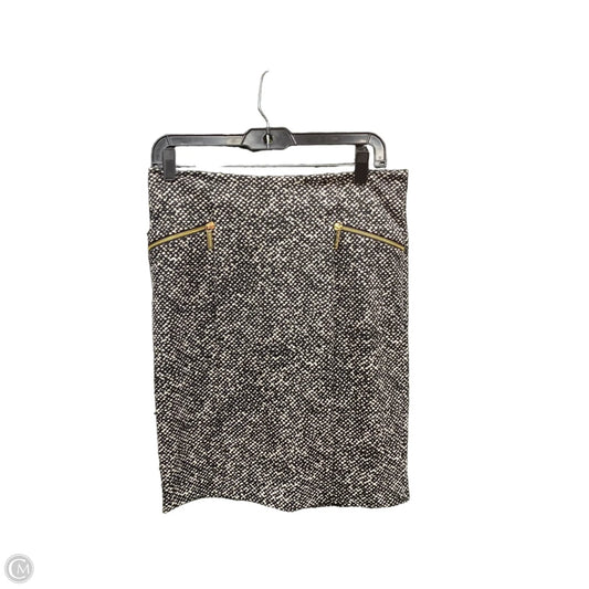 Skirt Midi By Michael By Michael Kors In Black & Brown, Size: 8