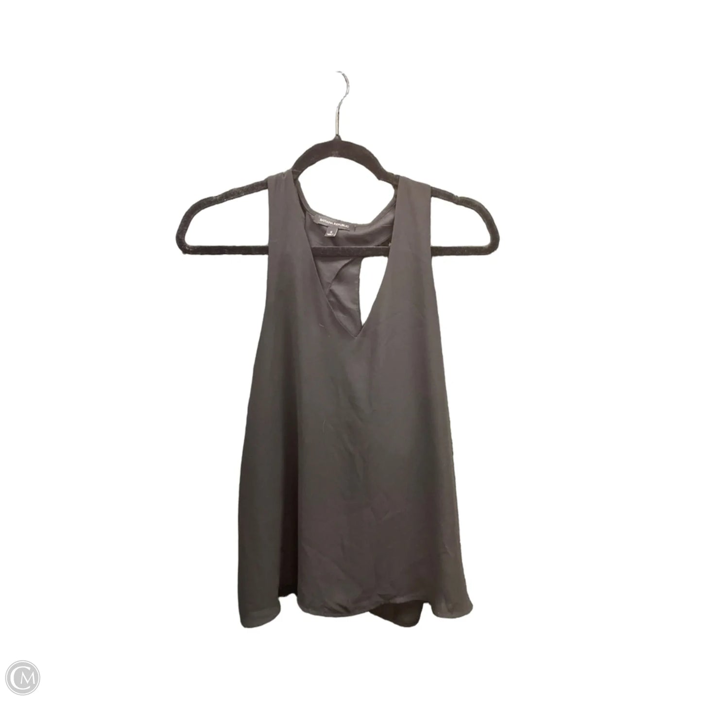 Top Sleeveless By Banana Republic In Black, Size: S