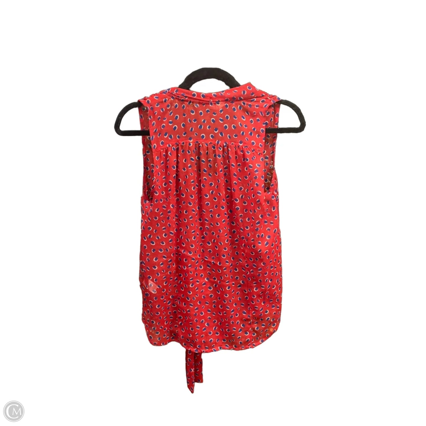Top Sleeveless By Old Navy In Red, Size: M