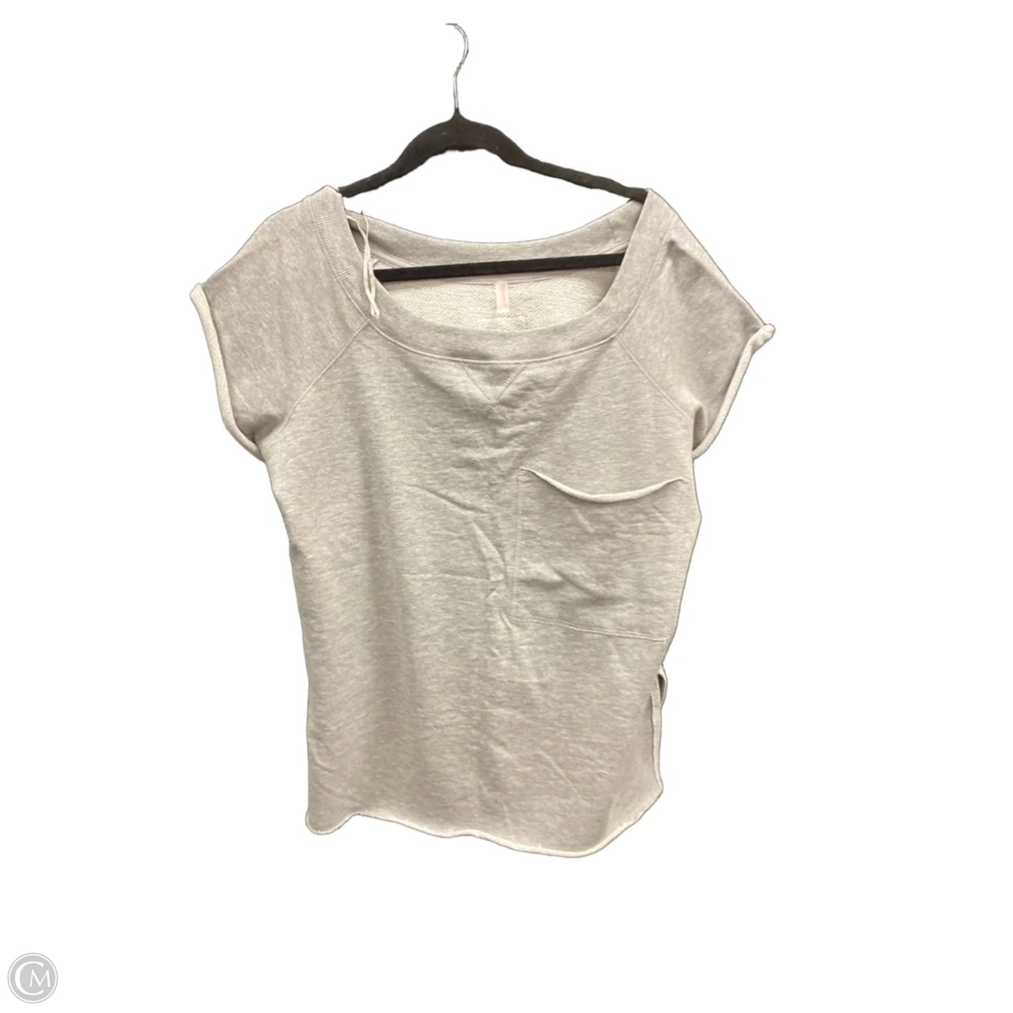 Sweatshirt Crewneck By Free People In Grey, Size: M