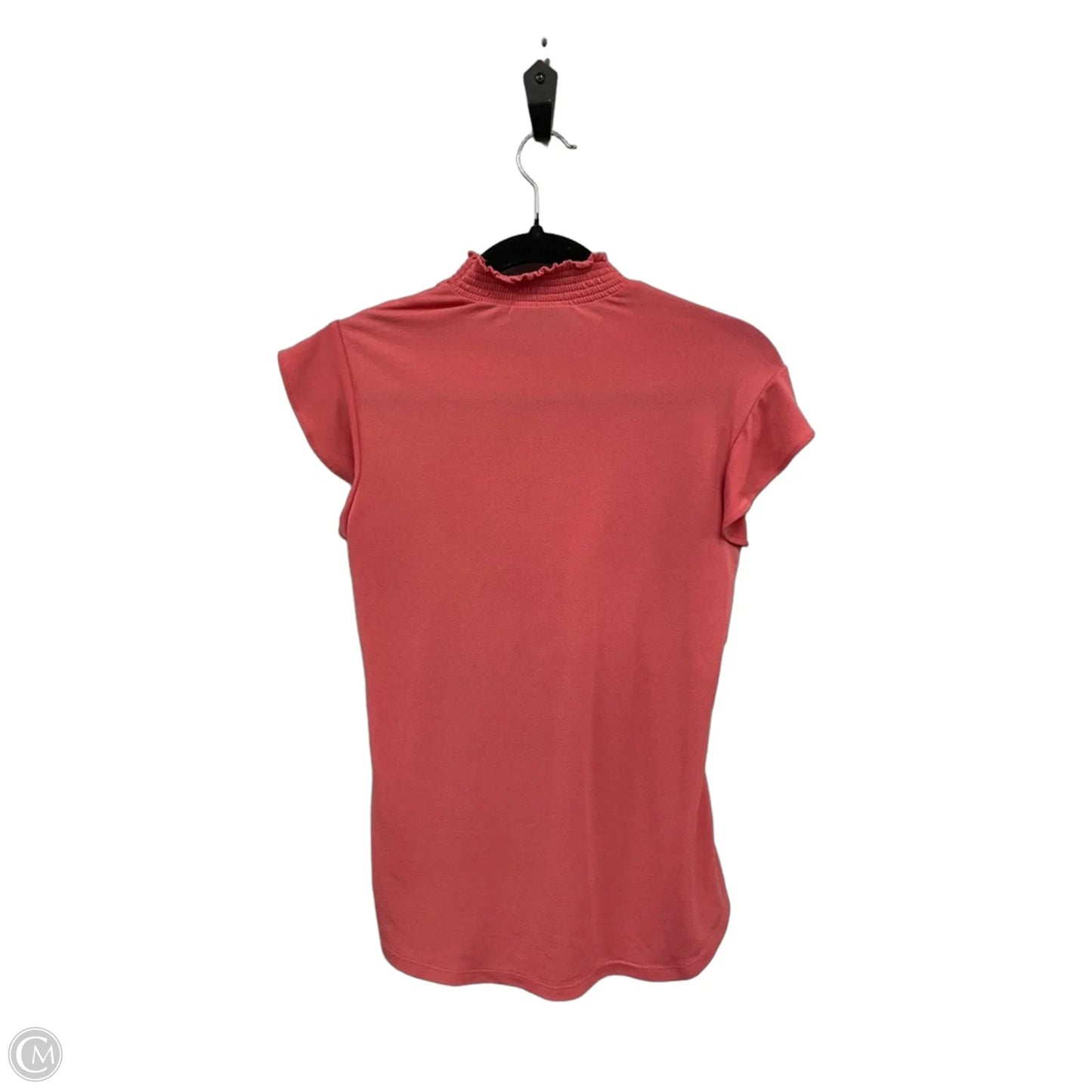 Top Short Sleeve By New York And Co In Orange, Size: Xs