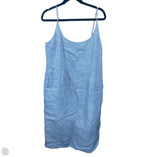 Dress Casual Midi By Quince In Striped Pattern, Size: Xl