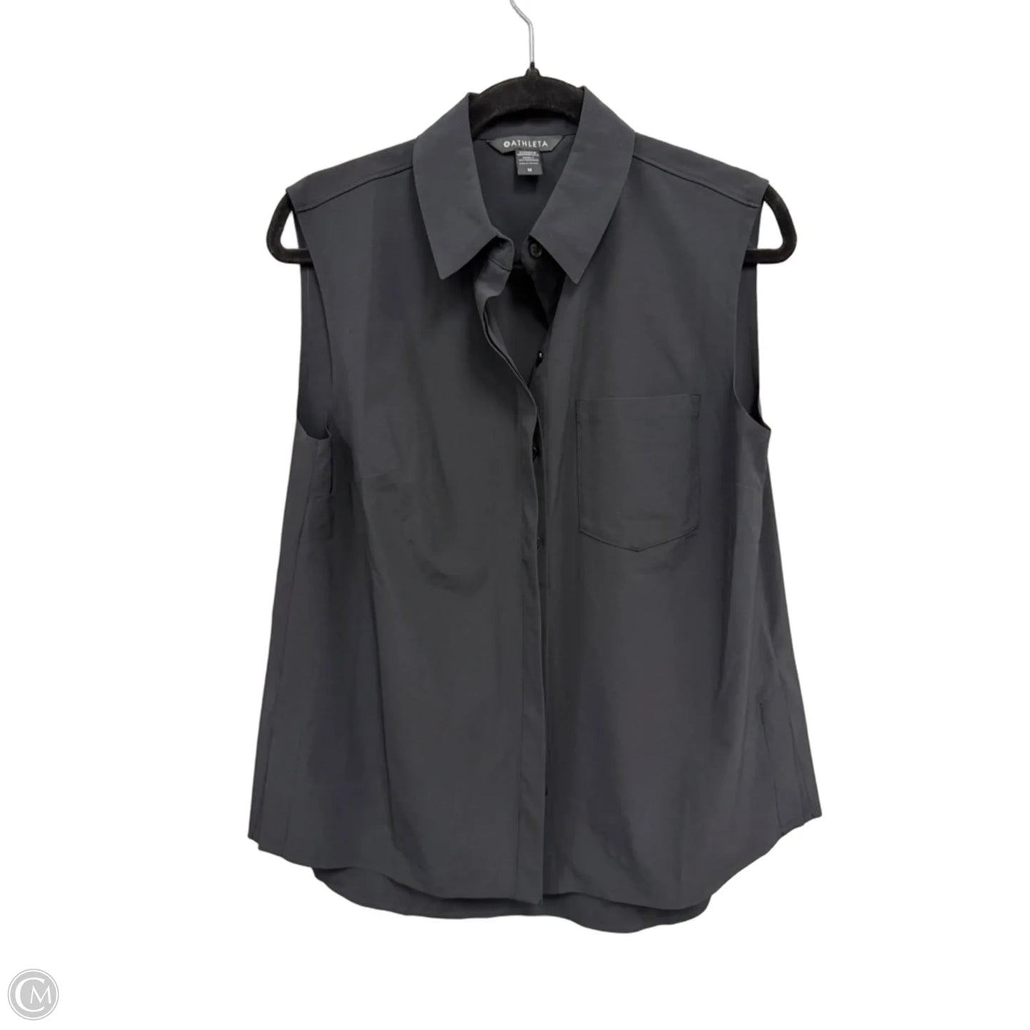 Top Sleeveless By Athleta In Black, Size: M