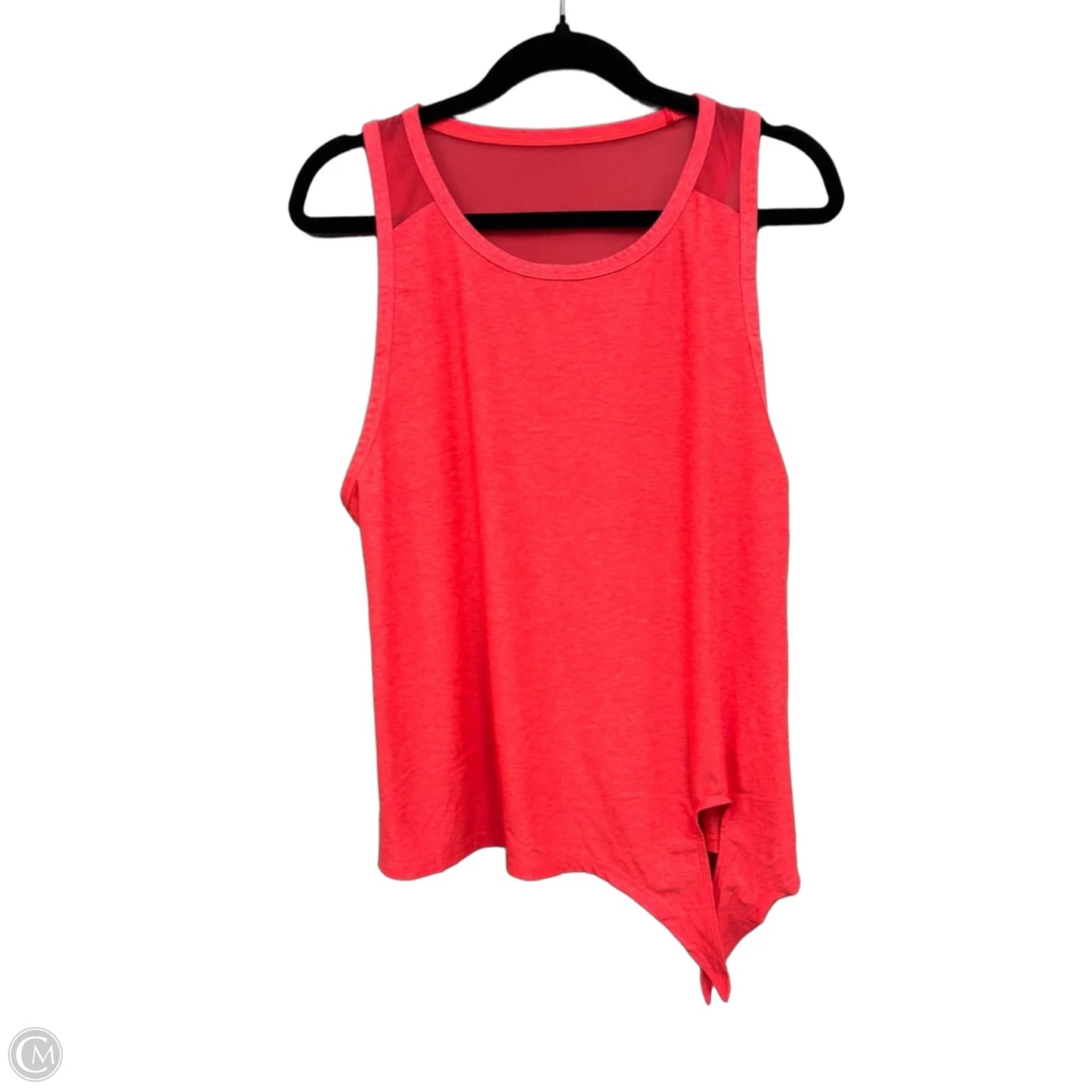 Athletic Tank Top By Reebok In Orange, Size: L