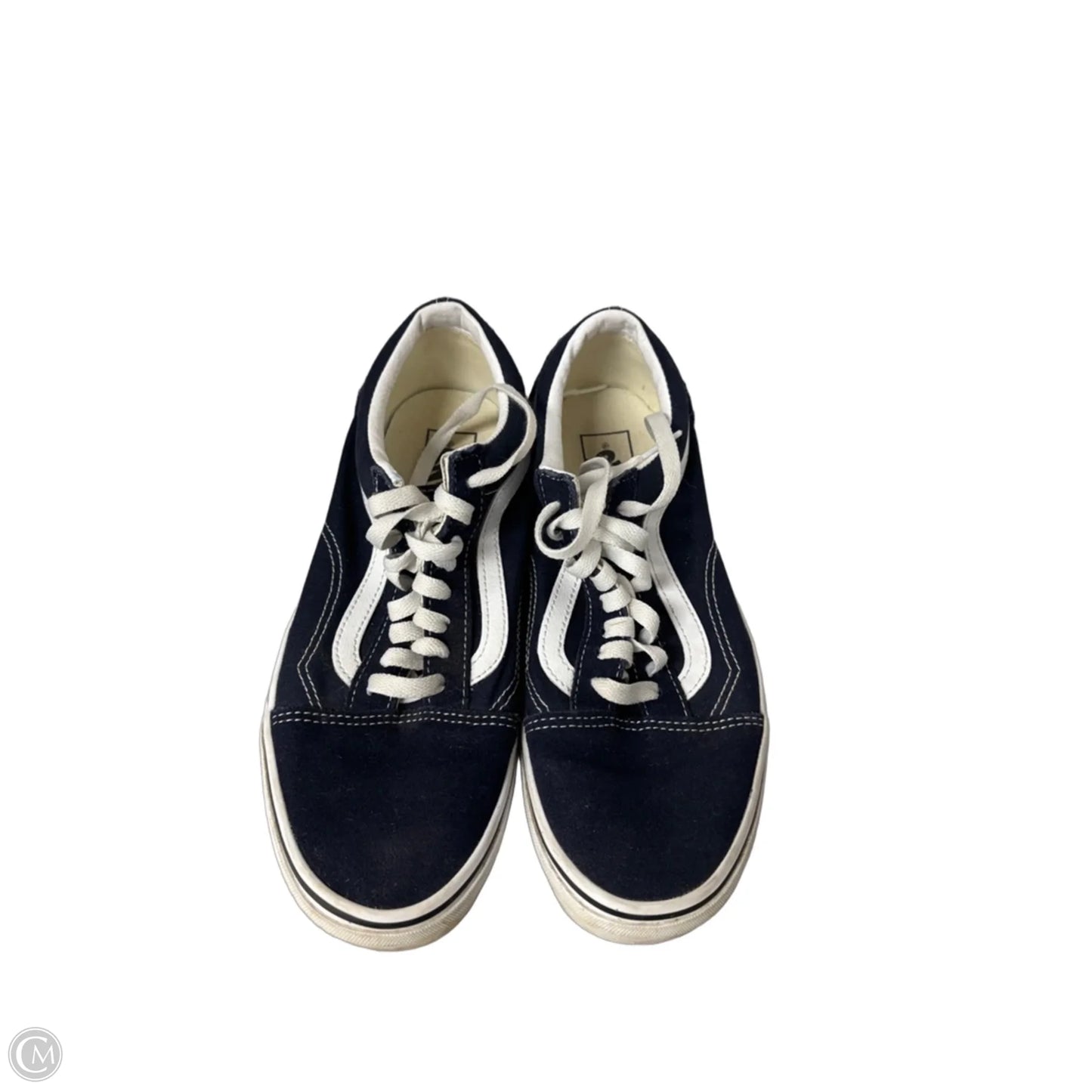 Shoes Sneakers By Vans In Navy, Size: 9