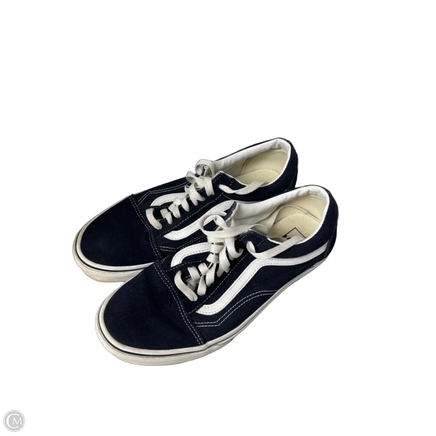 Shoes Sneakers By Vans In Navy, Size: 9