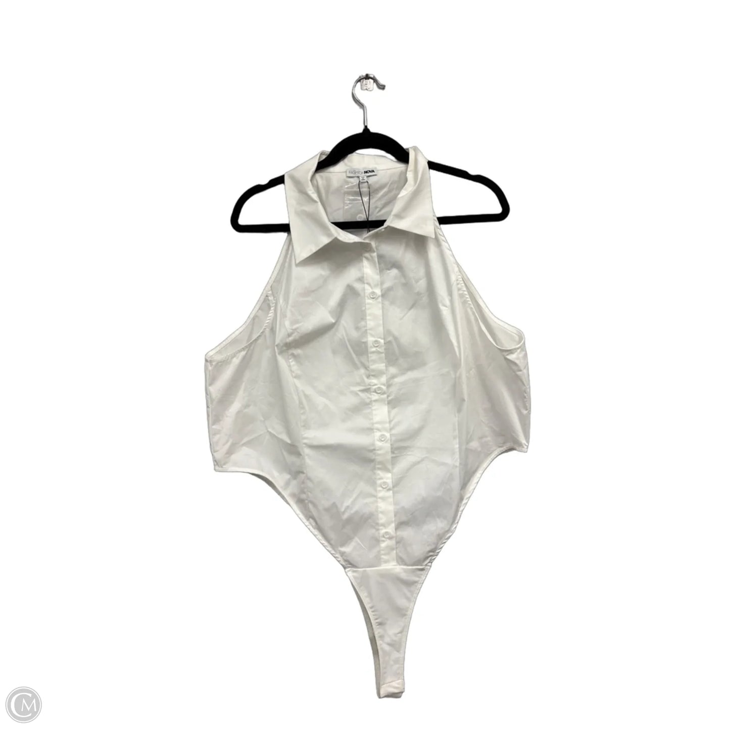 Bodysuit By Fashion Nova In White, Size: 3x