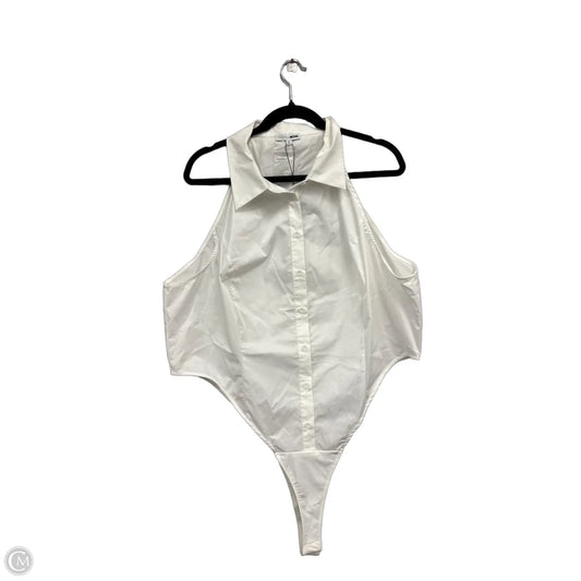 Bodysuit By Fashion Nova In White, Size: 3x