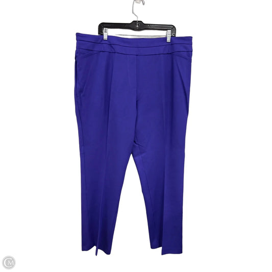 Pants Other By New York And Co In Purple, Size: 3x
