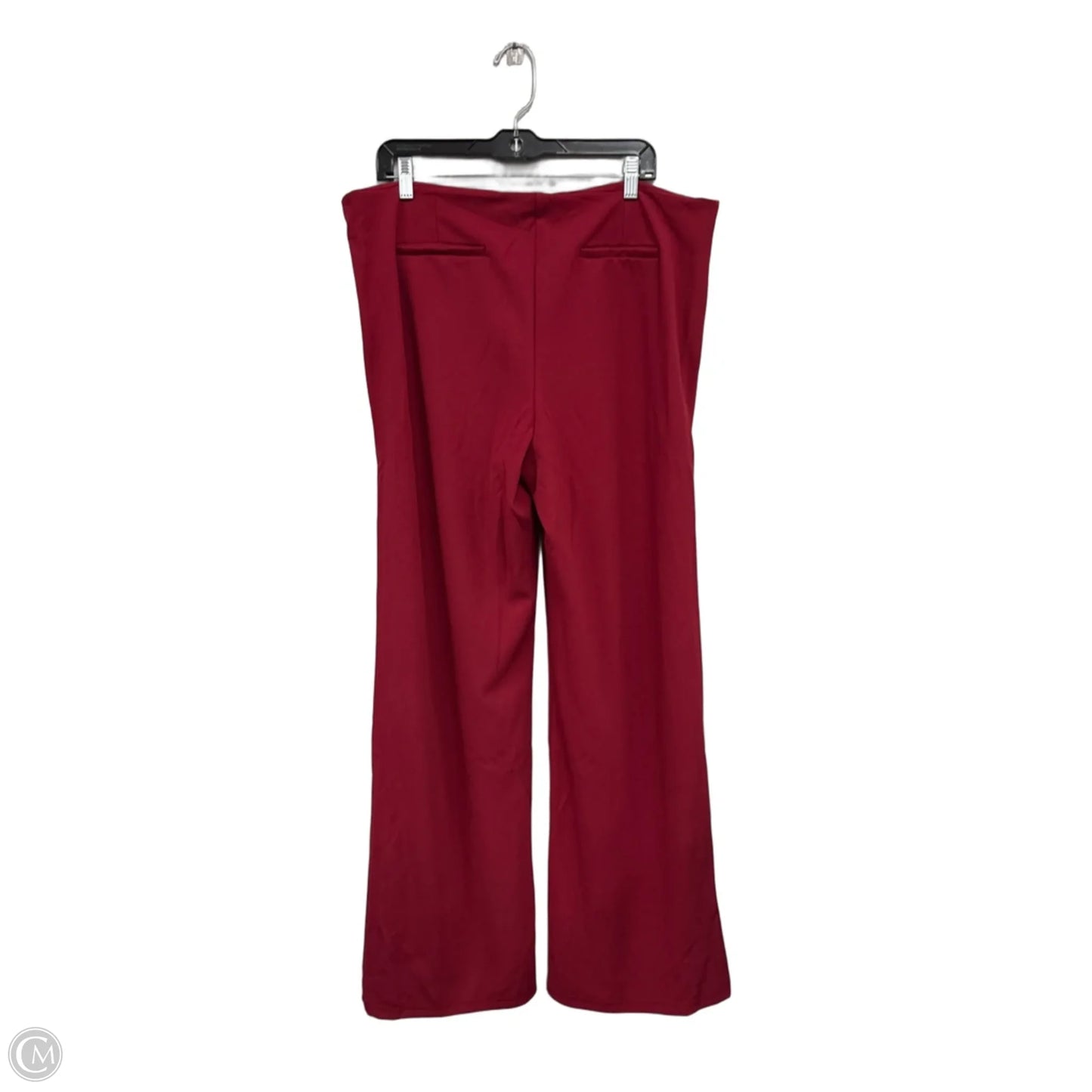 Pants Wide Leg By Fashion Nova In Red, Size: 2x