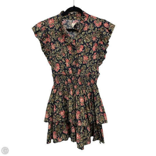 Dress Casual Short By Clothes Mentor In Floral Print, Size: M