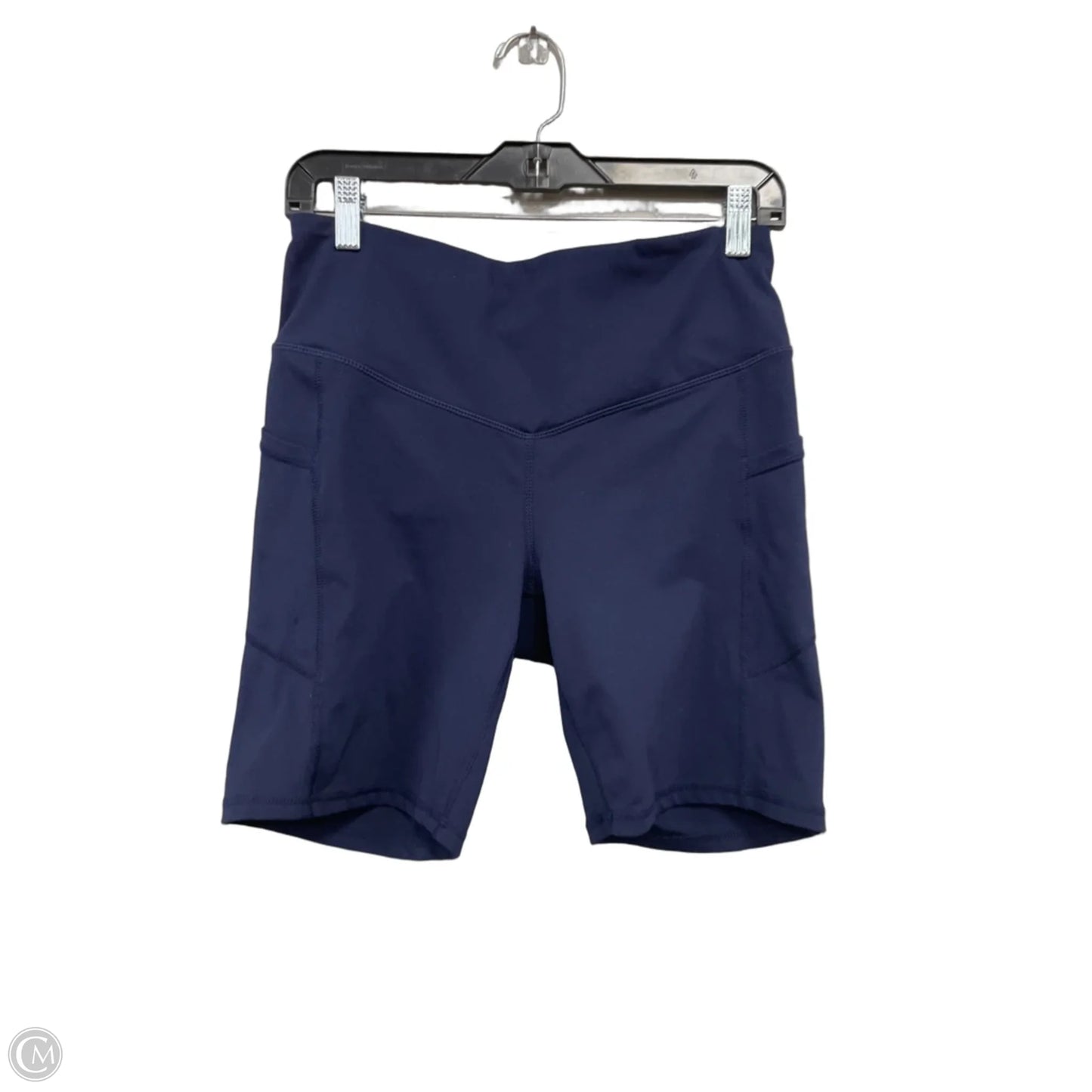 Athletic Shorts By Gaiam In Navy, Size: M