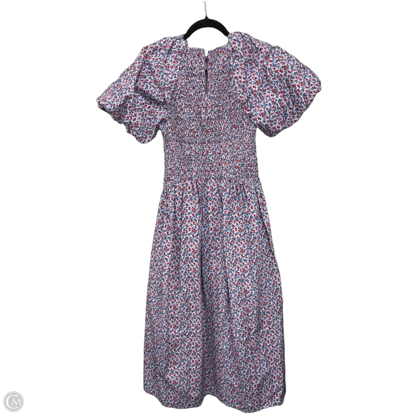 Dress Casual Maxi By J. Crew In Blue & Red, Size: Xs