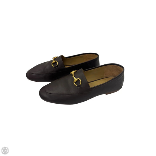 Shoes Flats By Quince In Brown & Gold, Size: 8