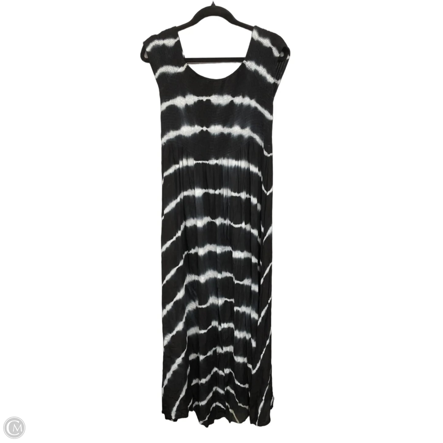 Dress Casual Maxi By Clothes Mentor In Black & White, Size: M