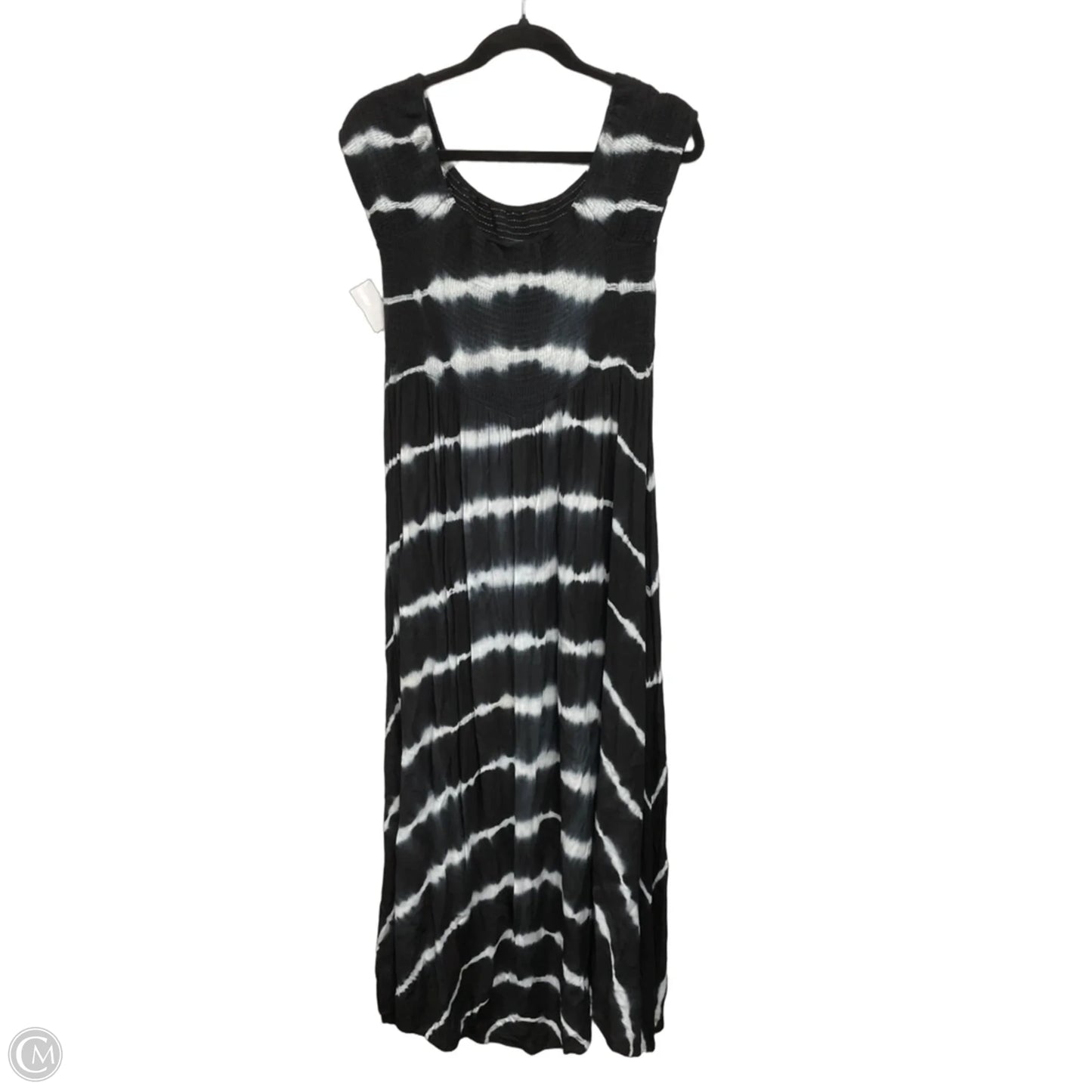 Dress Casual Maxi By Clothes Mentor In Black & White, Size: M