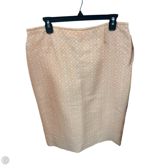 Skirt Maxi By Preston And New York In Cream & Pink, Size: 10