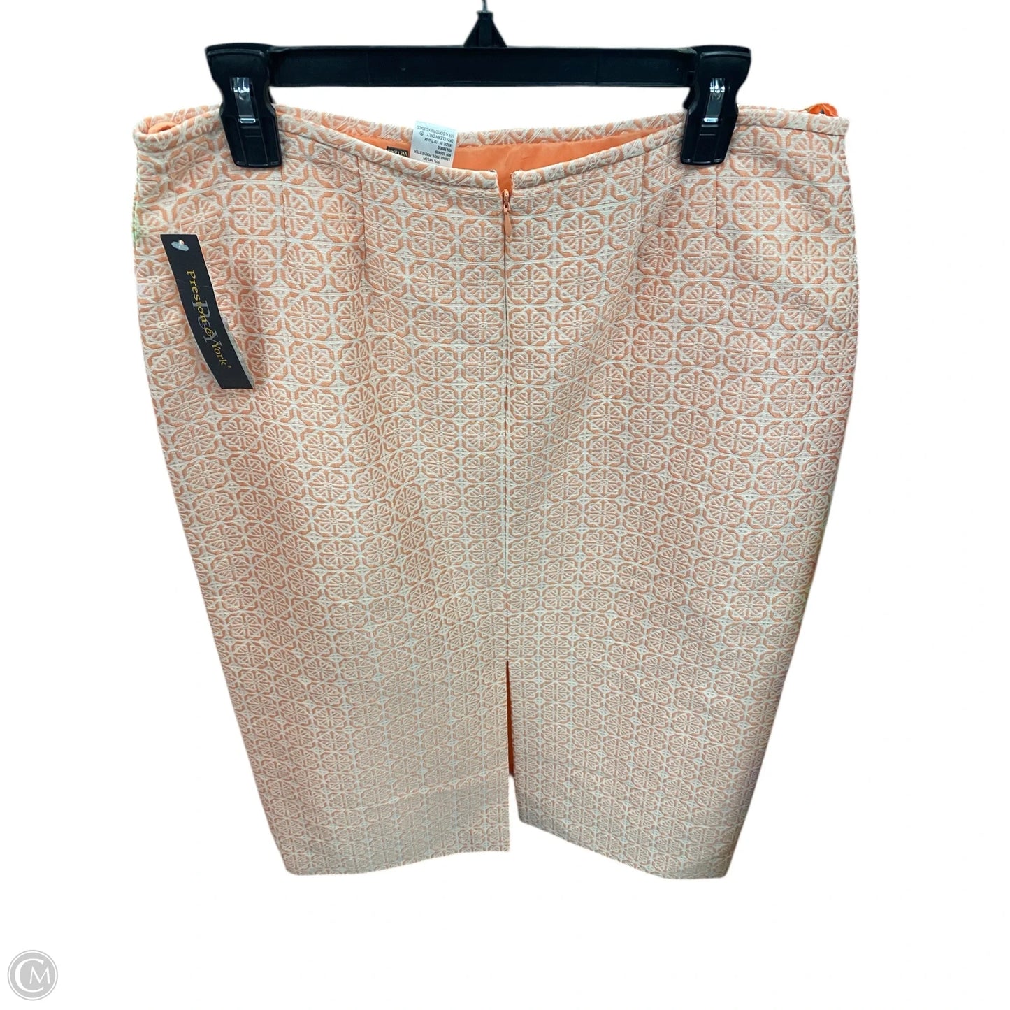 Skirt Maxi By Preston And New York In Cream & Pink, Size: 10