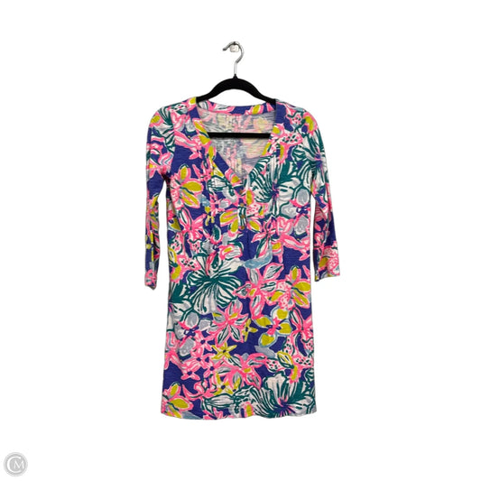 Dress Designer By Lilly Pulitzer In Pink & Purple, Size: Xs