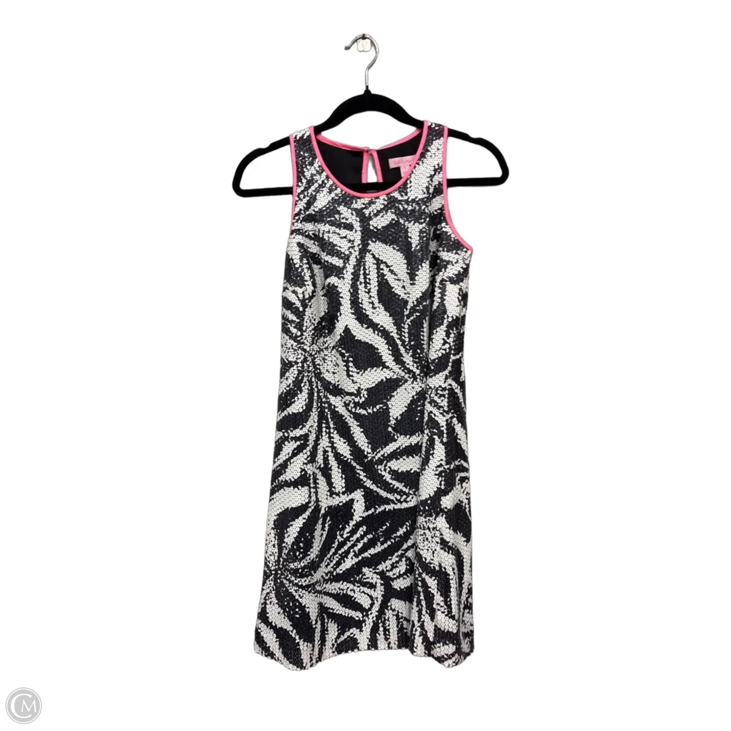 Dress Designer By Lilly Pulitzer In Black & White, Size: 2