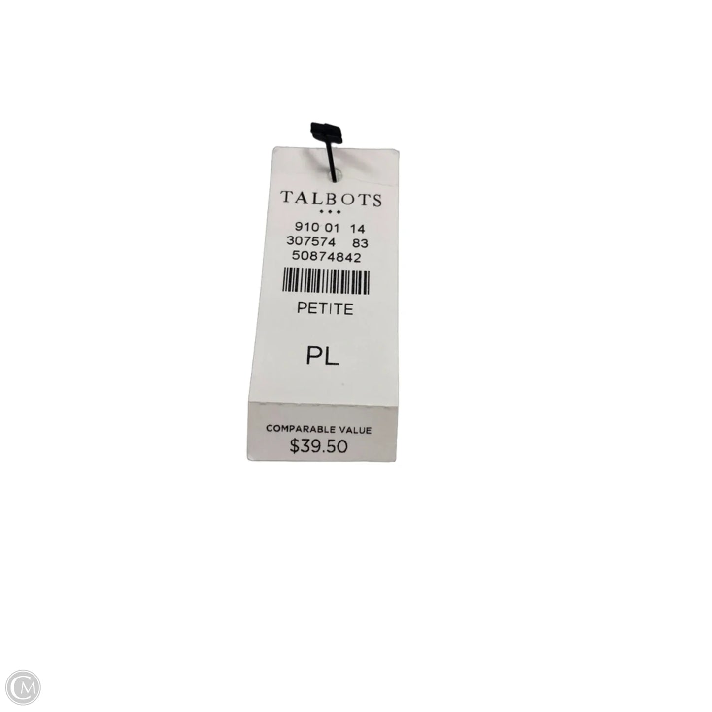 Top Long Sleeve Basic By Talbots In Cream, Size: Lp