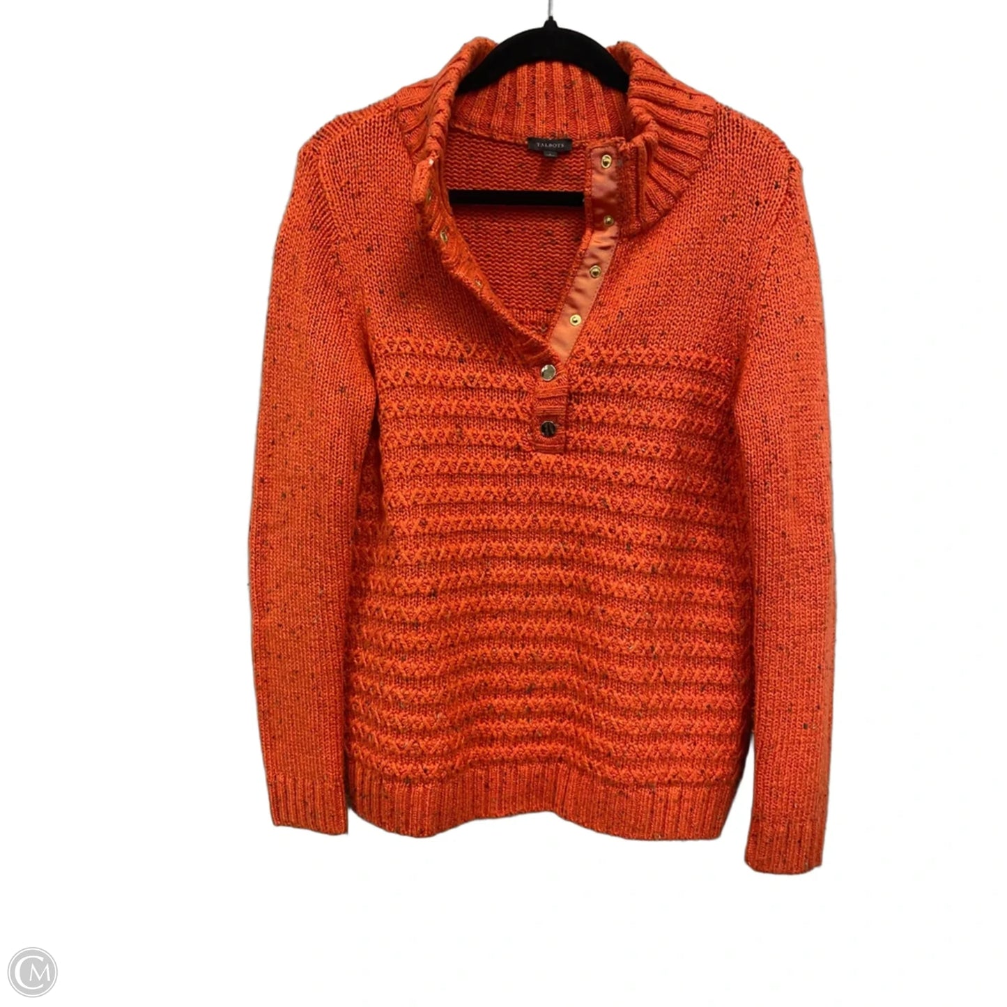 Sweater By Talbots In Orange, Size: S