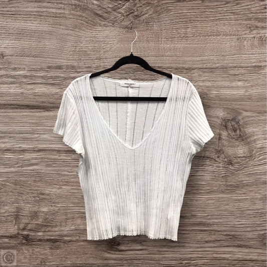 Top Short Sleeve Basic By Project Social Tee In White, Size: S