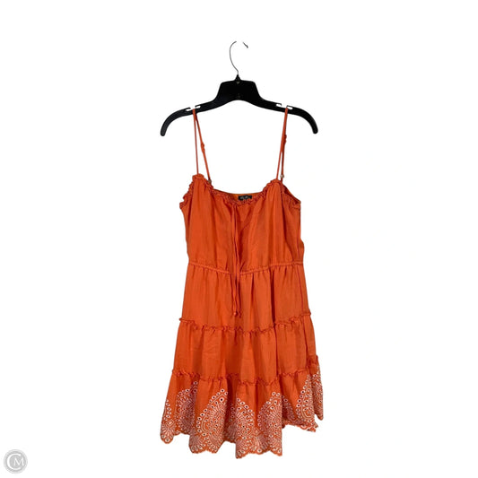 Dress Casual Short By Lily Rose In Orange, Size: Xl