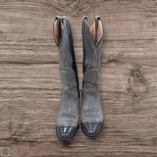 Boots Western By Clothes Mentor In Grey, Size: 8