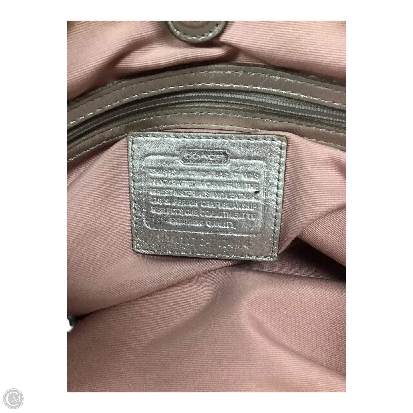 Handbag Designer By Coach, Size: Large