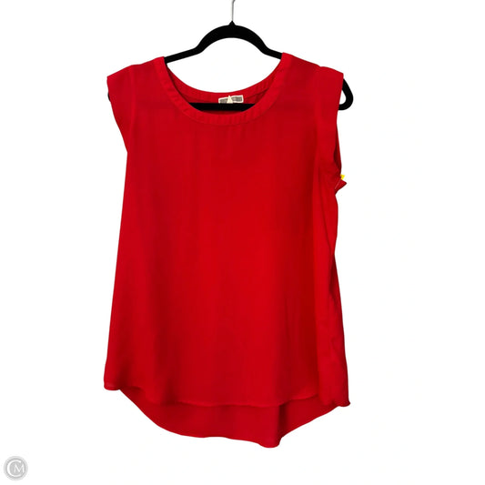 Blouse Short Sleeve By Pleione In Red, Size: M