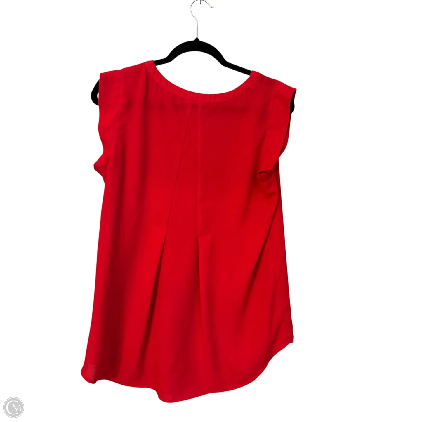 Blouse Short Sleeve By Pleione In Red, Size: M