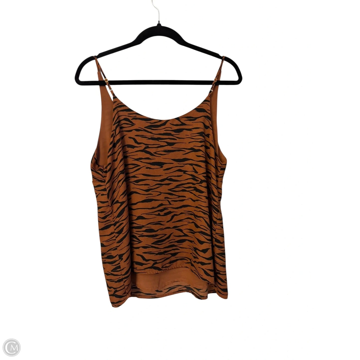 Blouse Sleeveless By A New Day In Animal Print, Size: M