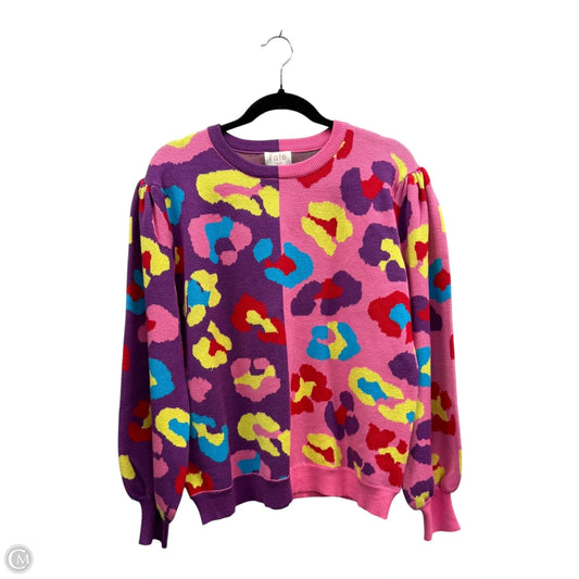 Sweater By Fate In Pink & Purple, Size: M