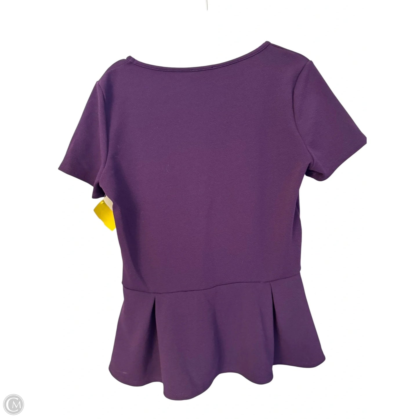Top Short Sleeve By Clothes Mentor In Purple, Size: Xl