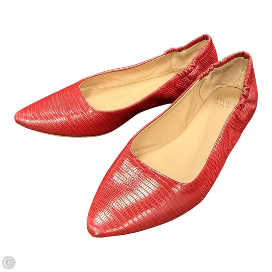Shoes Flats By Crown And Ivy In Red, Size: 7