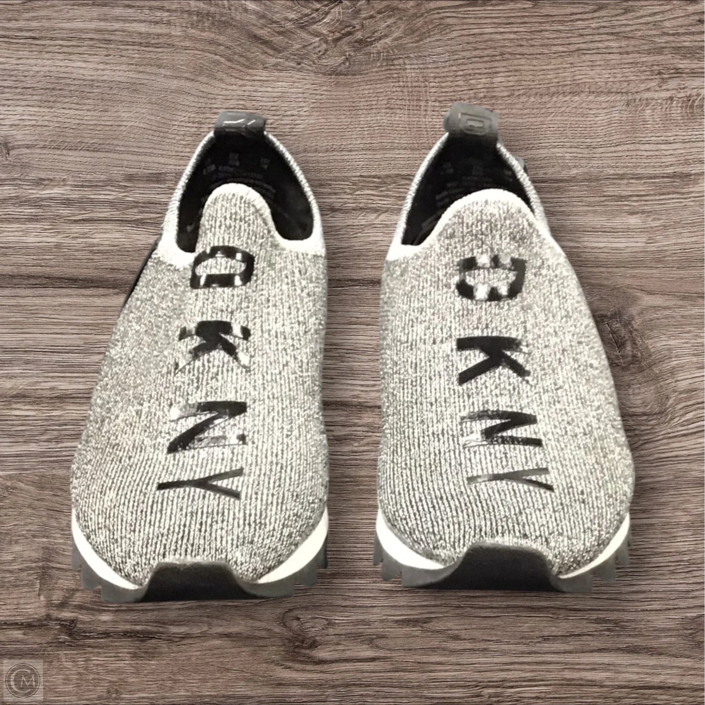Shoes Athletic By Dkny In Grey & Silver, Size: 8.5